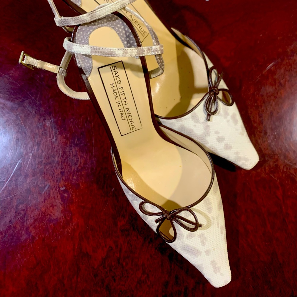 NEW Leather ITALIAN Shoes, Size 36.5